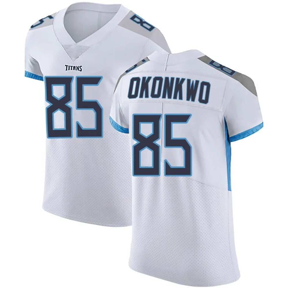 Men's Tennessee Titans Chig Okonkwo Nike Vapor Untouchable Elite White Jersey Men's Tennessee Titans Chig Okonkwo Nike Vapor Untouchable Elite White Jersey