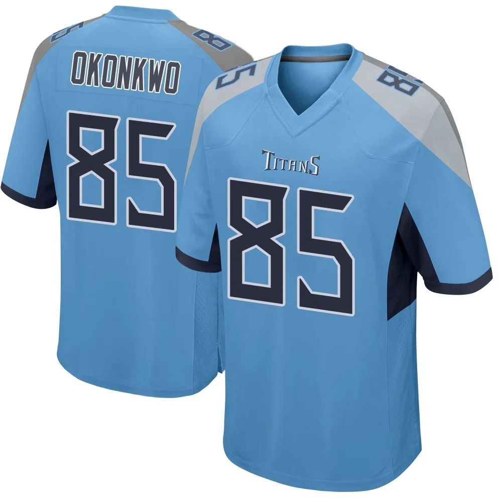 Youth Tennessee Titans Chig Okonkwo Nike Game Light Blue Jersey Youth Tennessee Titans Chig Okonkwo Nike Game Light Blue Jersey