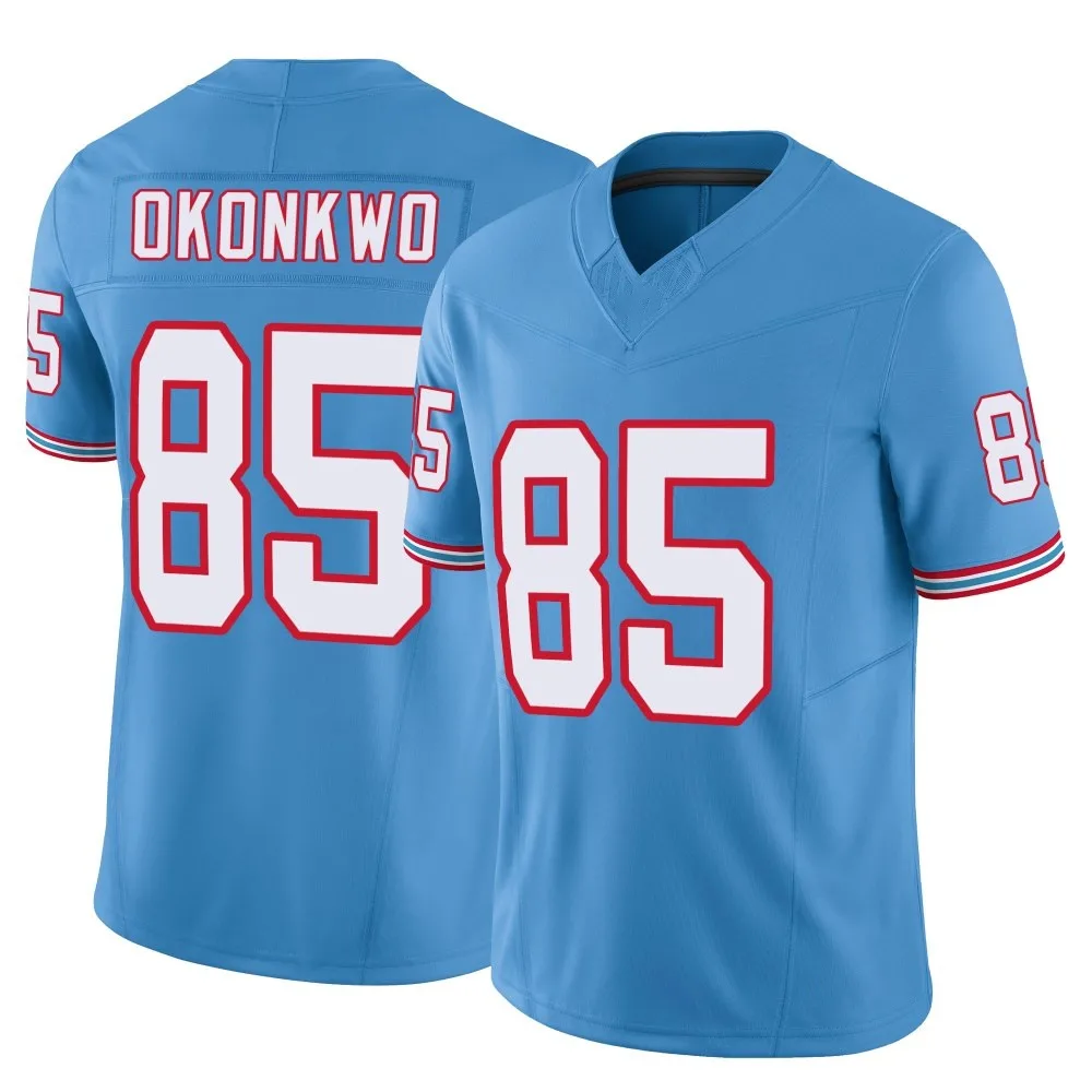 Youth Tennessee Titans Chig Okonkwo Nike Vapor F.U.S.E. Limited Light Blue Jersey Youth Tennessee Titans Chig Okonkwo Nike Vapor F.U.S.E. Limited Light Blue Jersey