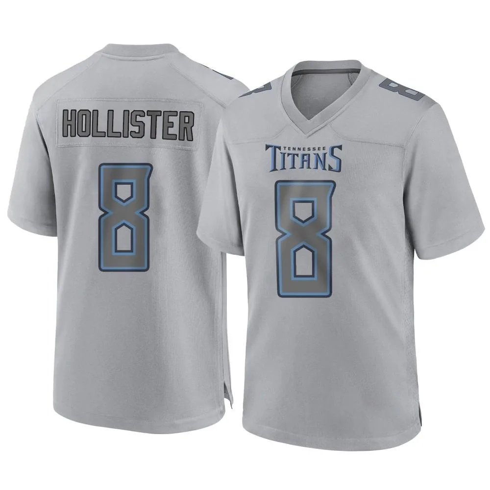 Youth Tennessee Titans Cody Hollister Nike Atmosphere Fashion Game Gray Jersey