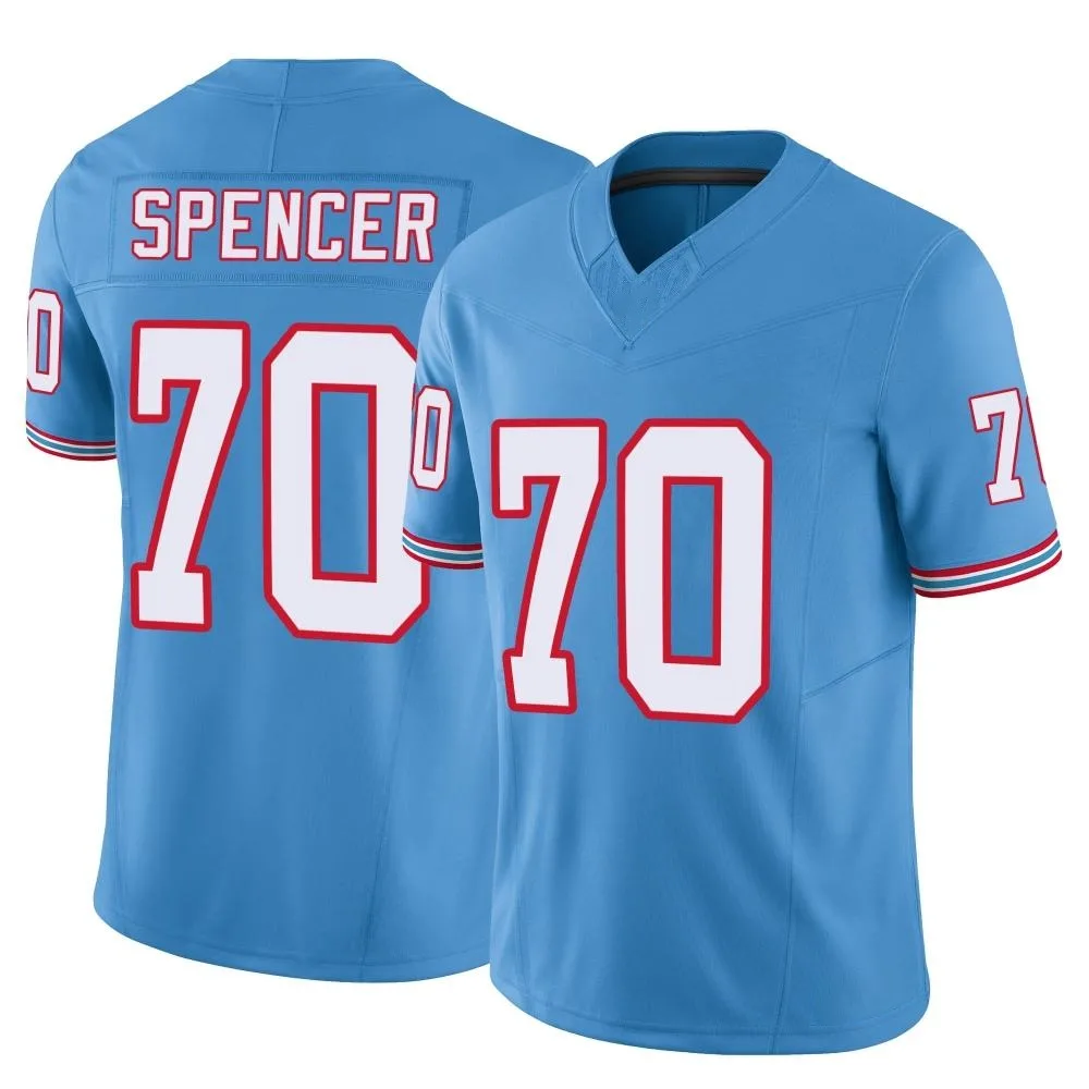 Men's Tennessee Titans Cole Spencer Nike Vapor F.U.S.E. Limited Light Blue Jersey Men's Tennessee Titans Cole Spencer Nike Vapor F.U.S.E. Limited Light Blue Jersey