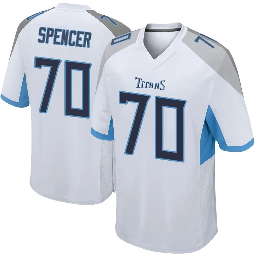 Youth Tennessee Titans Cole Spencer Nike Game White Jersey Youth Tennessee Titans Cole Spencer Nike Game White Jersey