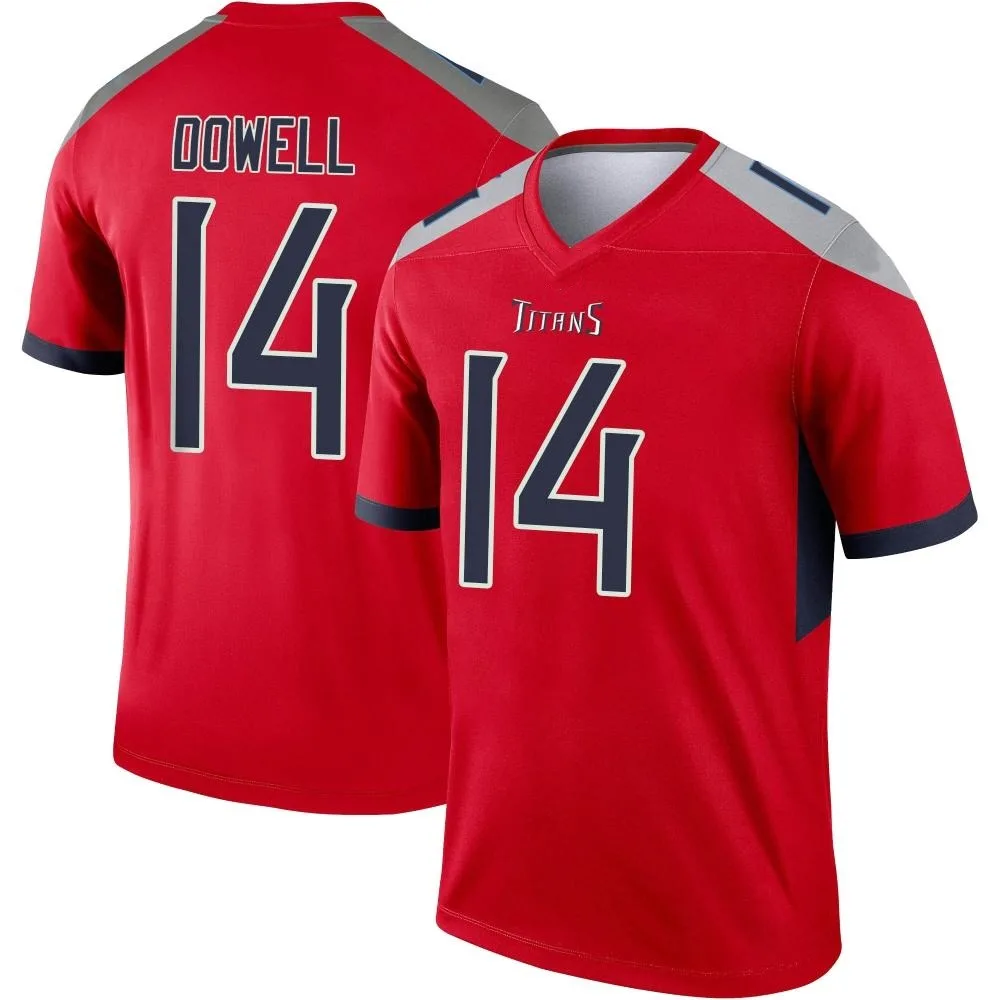 Men's Tennessee Titans Colton Dowell Nike Inverted Legend Red Jersey Men's Tennessee Titans Colton Dowell Nike Inverted Legend Red Jersey