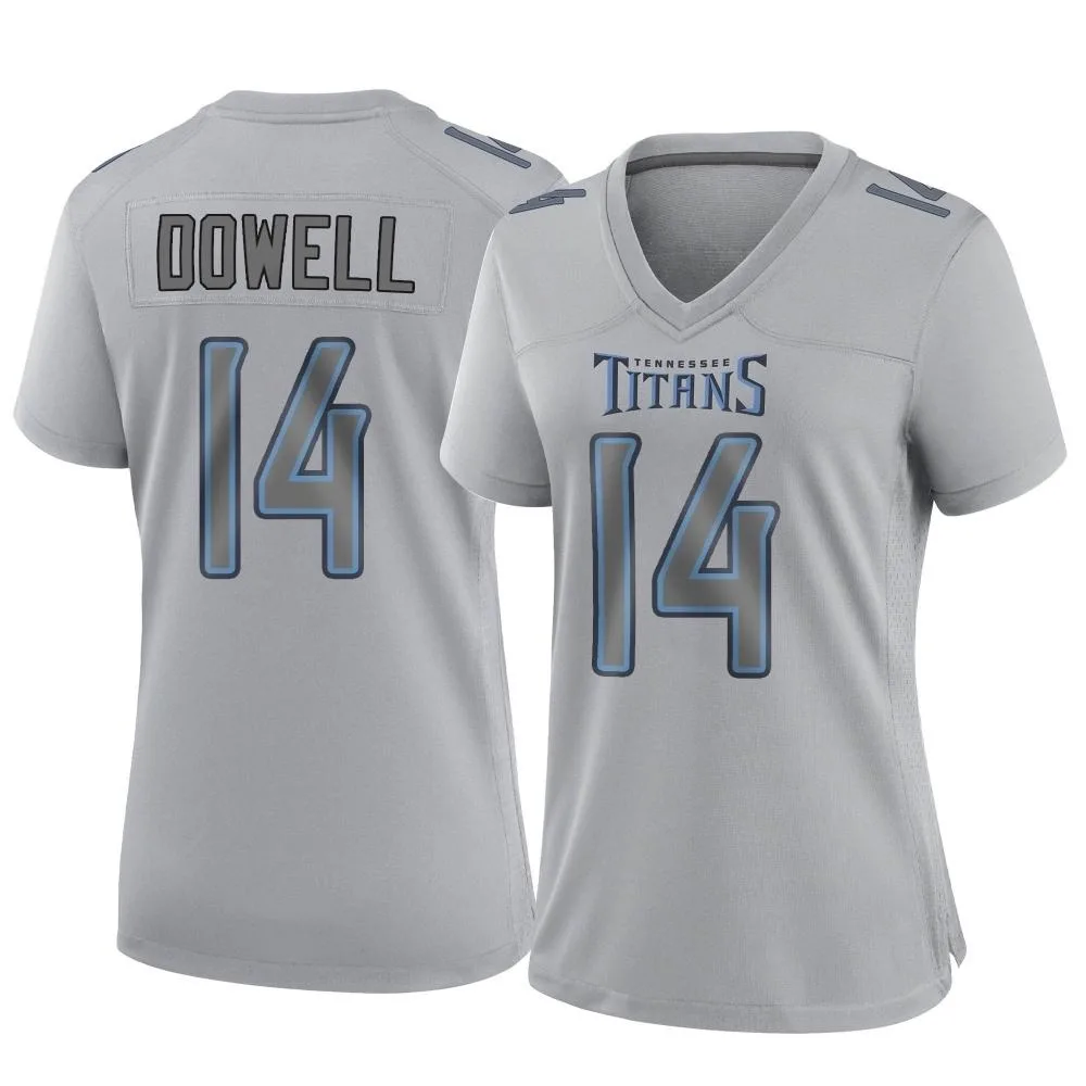 Women's Tennessee Titans Colton Dowell Nike Atmosphere Fashion Game Gray Jersey Women's Tennessee Titans Colton Dowell Nike Atmosphere Fashion Game Gray Jersey