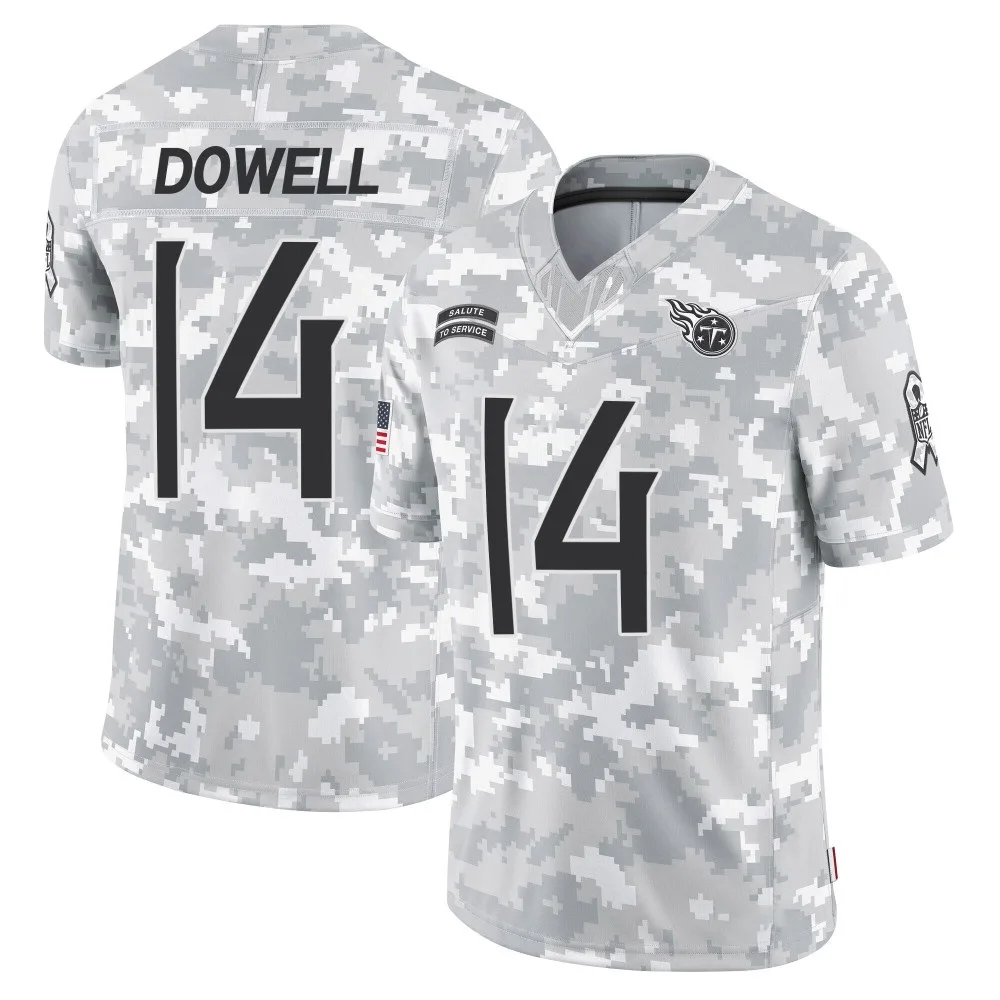 Youth Tennessee Titans Colton Dowell Nike 2024 Salute to Service Limited Arctic Camo Jersey Youth Tennessee Titans Colton Dowell Nike 2024 Salute to Service Limited Arctic Camo Jersey