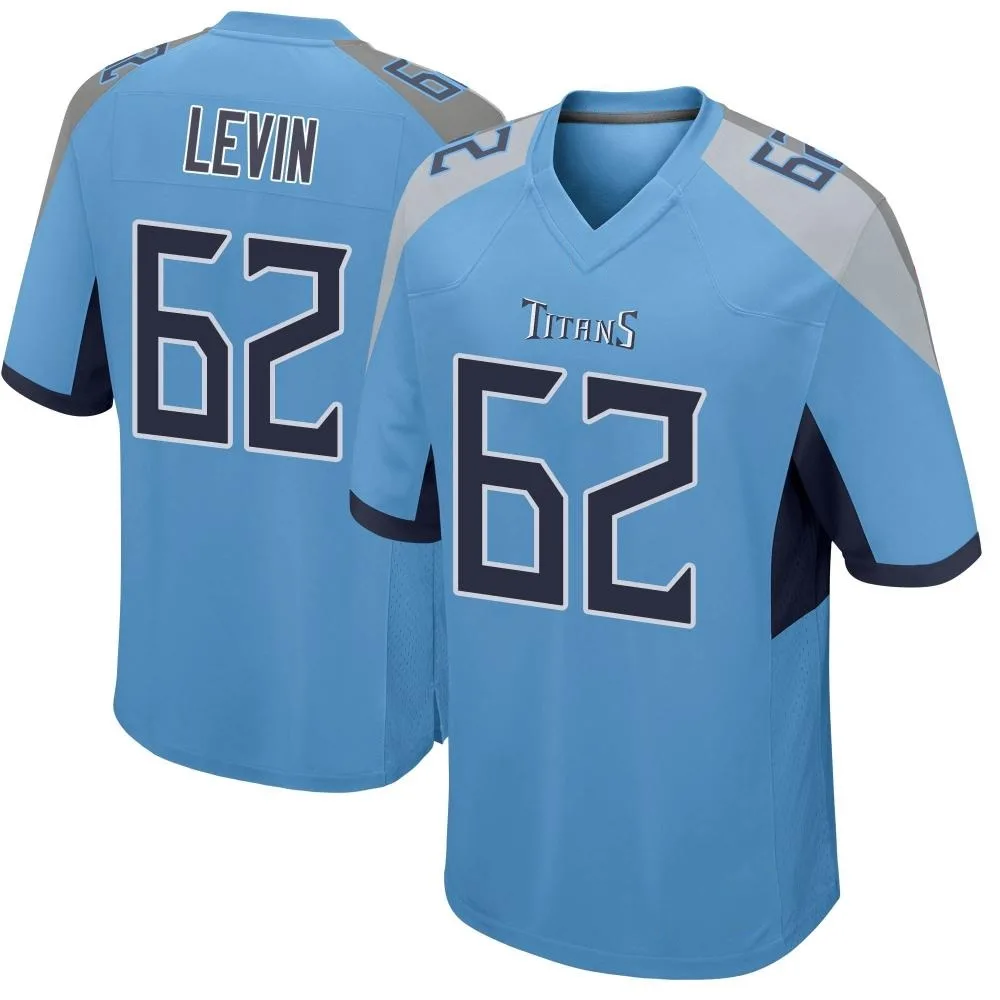 Men's Tennessee Titans Corey Levin Nike Game Light Blue Jersey Men's Tennessee Titans Corey Levin Nike Game Light Blue Jersey