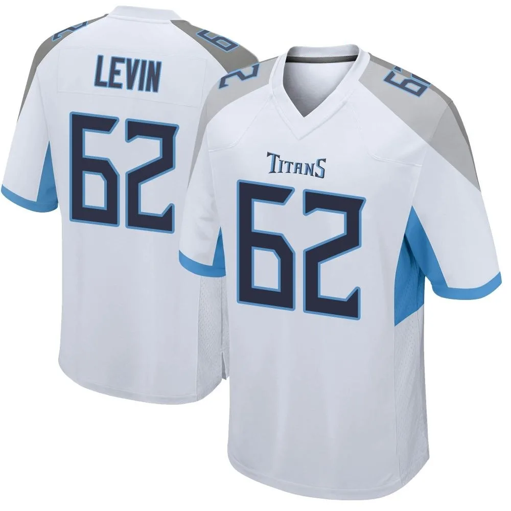 Men's Tennessee Titans Corey Levin Nike Game White Jersey Men's Tennessee Titans Corey Levin Nike Game White Jersey