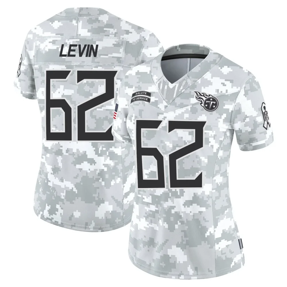 Women's Tennessee Titans Corey Levin Nike 2024 Salute to Service Limited Arctic Camo Jersey Women's Tennessee Titans Corey Levin Nike 2024 Salute to Service Limited Arctic Camo Jersey