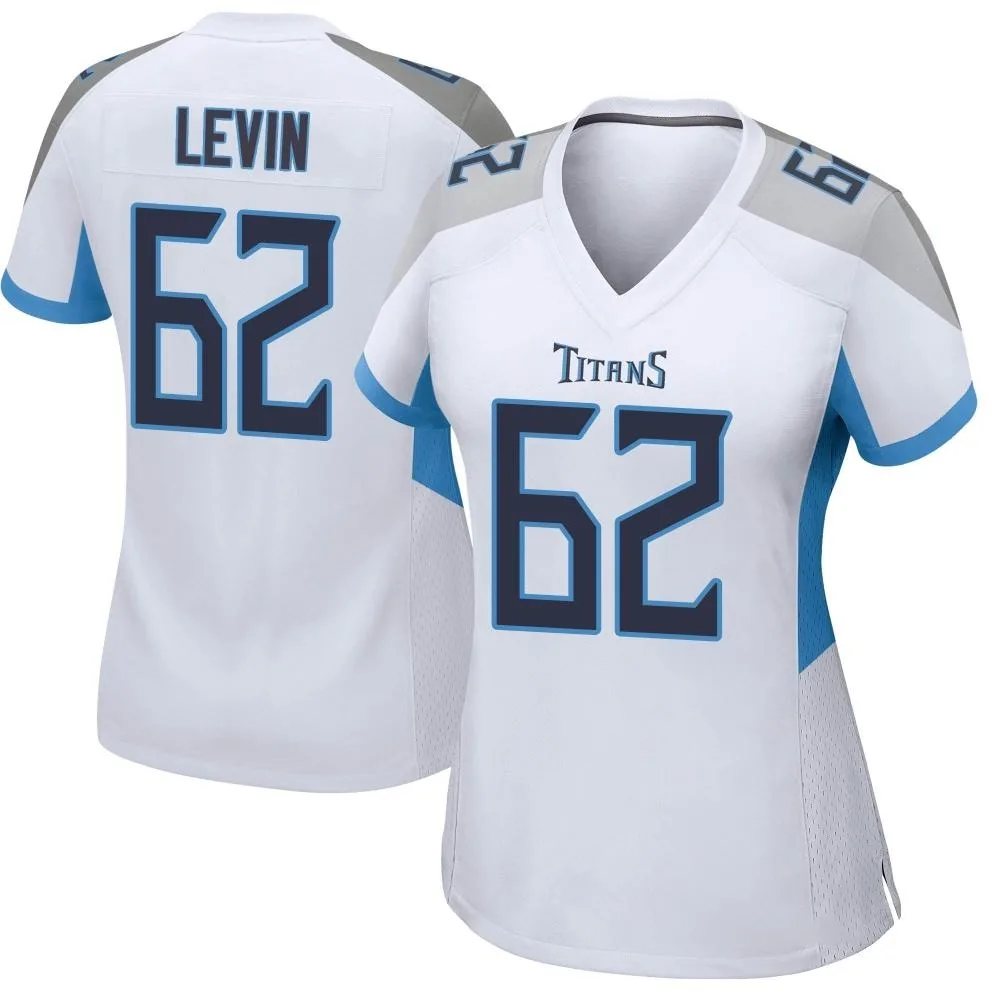 Women's Tennessee Titans Corey Levin Nike Game White Jersey Women's Tennessee Titans Corey Levin Nike Game White Jersey