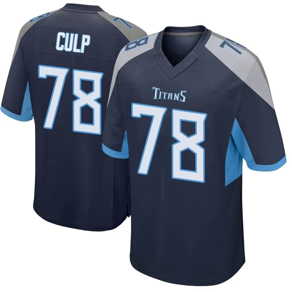 Men's Tennessee Titans Curley Culp Nike Game Navy Jersey Men's Tennessee Titans Curley Culp Nike Game Navy Jersey