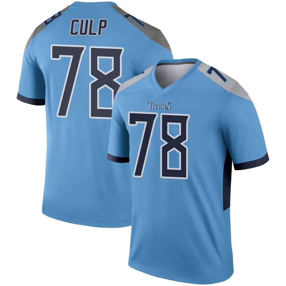 Men's Tennessee Titans Curley Culp Nike Legend Light Blue Jersey Men's Tennessee Titans Curley Culp Nike Legend Light Blue Jersey