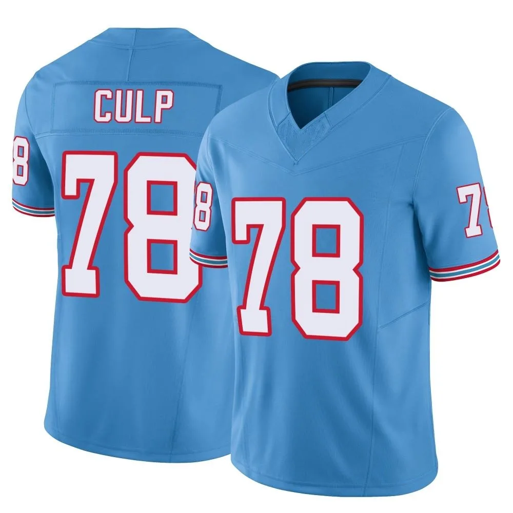 Men's Tennessee Titans Curley Culp Nike Vapor F.U.S.E. Limited Light Blue Jersey Men's Tennessee Titans Curley Culp Nike Vapor F.U.S.E. Limited Light Blue Jersey