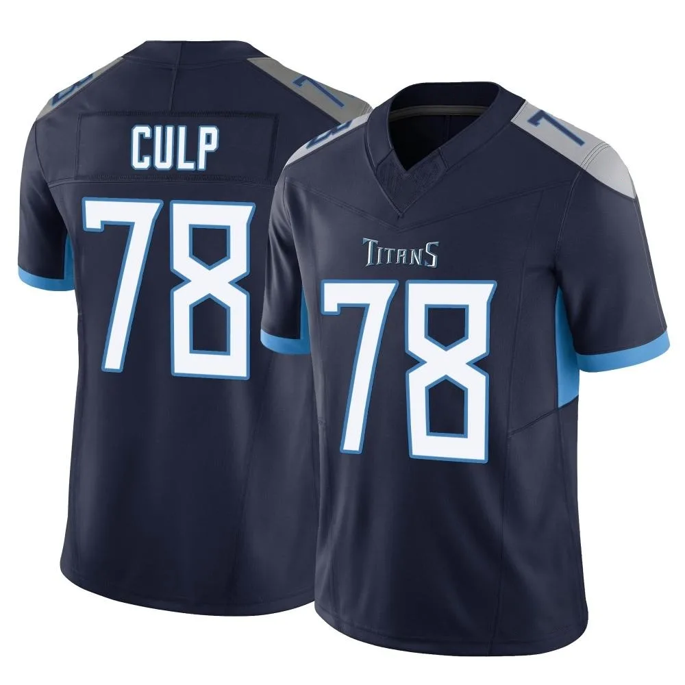 Men's Tennessee Titans Curley Culp Nike Vapor F.U.S.E. Limited Navy Jersey Men's Tennessee Titans Curley Culp Nike Vapor F.U.S.E. Limited Navy Jersey