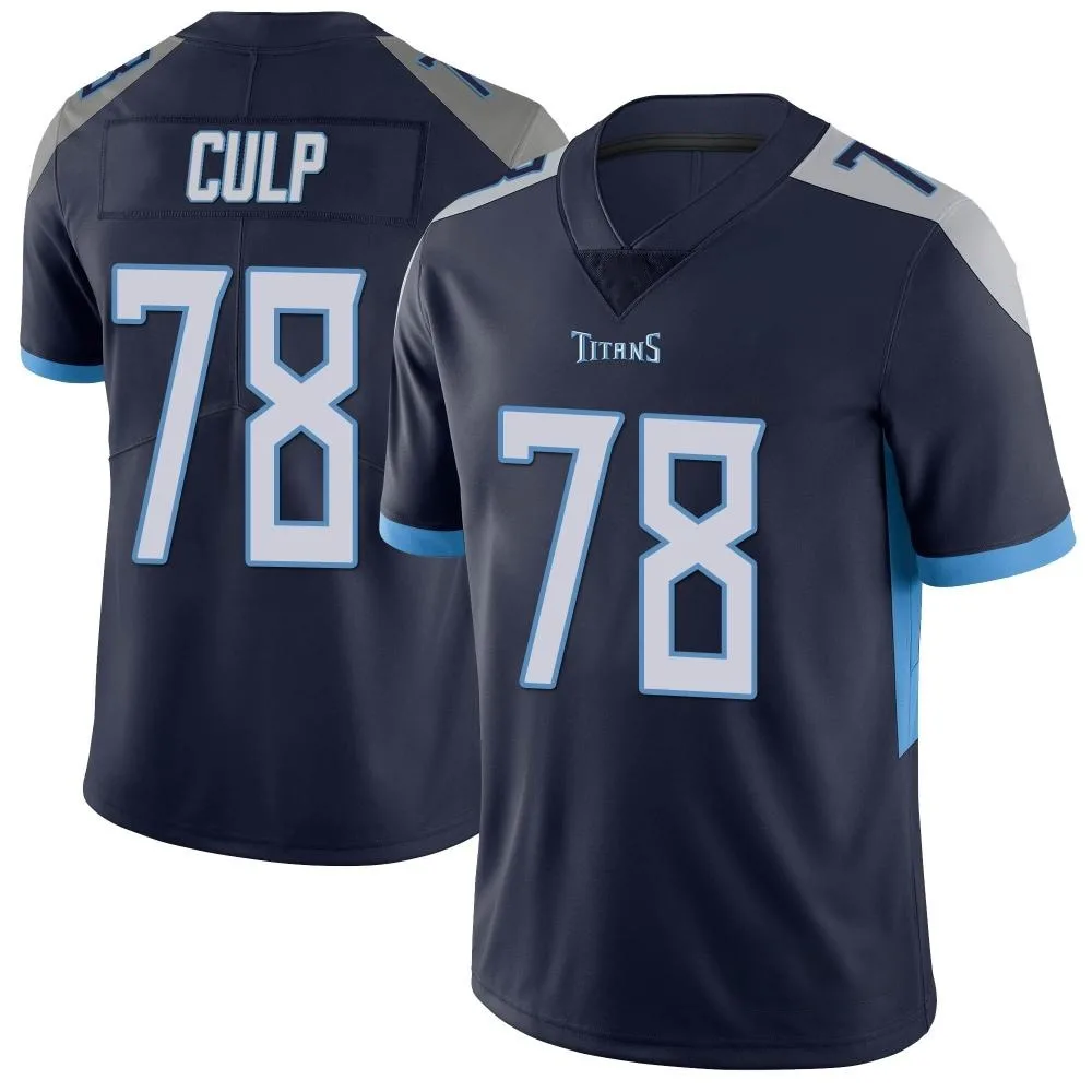 Men's Tennessee Titans Curley Culp Nike Vapor Untouchable Limited Navy Jersey Men's Tennessee Titans Curley Culp Nike Vapor Untouchable Limited Navy Jersey