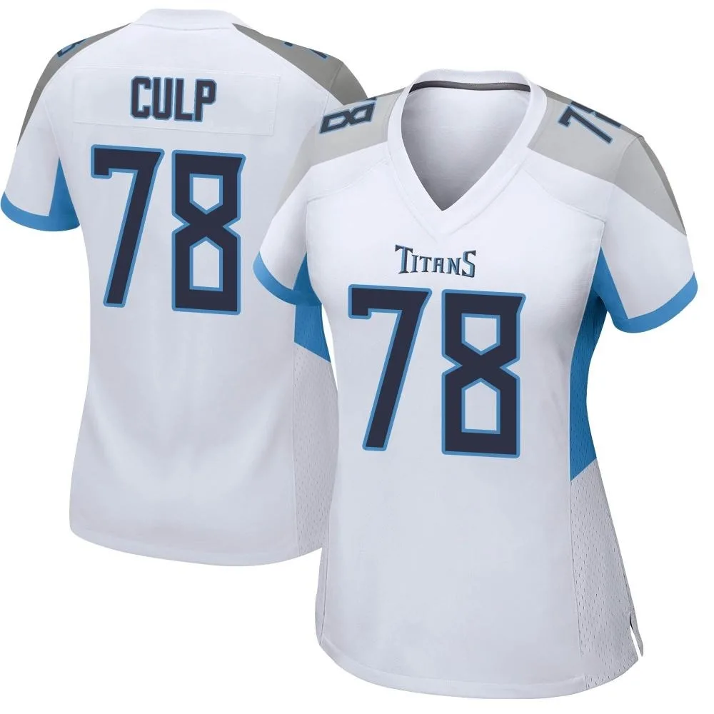 Women's Tennessee Titans Curley Culp Nike Game White Jersey Women's Tennessee Titans Curley Culp Nike Game White Jersey