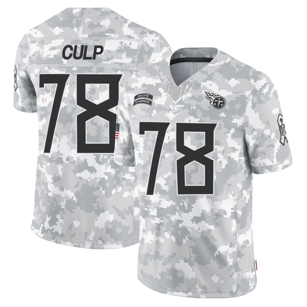 Youth Tennessee Titans Curley Culp Nike 2024 Salute to Service Limited Arctic Camo Jersey Youth Tennessee Titans Curley Culp Nike 2024 Salute to Service Limited Arctic Camo Jersey
