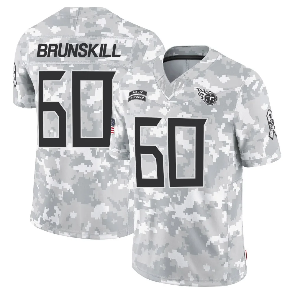 Men's Tennessee Titans Daniel Brunskill Nike 2024 Salute to Service Limited Arctic Camo Jersey Men's Tennessee Titans Daniel Brunskill Nike 2024 Salute to Service Limited Arctic Camo Jersey