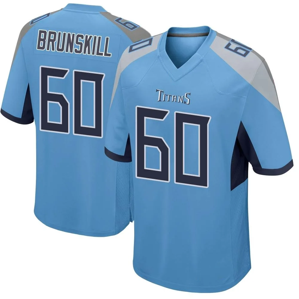 Men's Tennessee Titans Daniel Brunskill Nike Game Light Blue Jersey Men's Tennessee Titans Daniel Brunskill Nike Game Light Blue Jersey