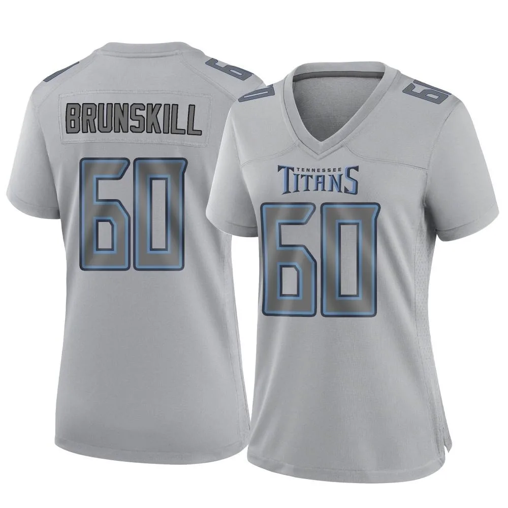 Women's Tennessee Titans Daniel Brunskill Nike Atmosphere Fashion Game Gray Jersey Women's Tennessee Titans Daniel Brunskill Nike Atmosphere Fashion Game Gray Jersey