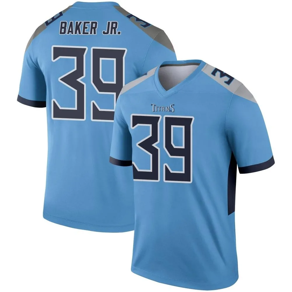 Men's Tennessee Titans Darrell Baker Jr. Nike Legend Light Blue Jersey Men's Tennessee Titans Darrell Baker Jr. Nike Legend Light Blue Jersey
