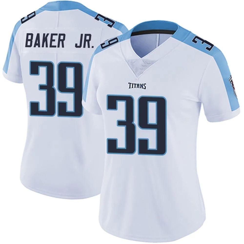 Women's Tennessee Titans Darrell Baker Jr. Nike Vapor Untouchable Limited White Jersey Women's Tennessee Titans Darrell Baker Jr. Nike Vapor Untouchable Limited White Jersey