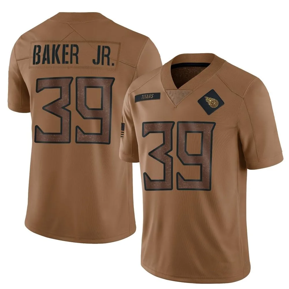 Youth Tennessee Titans Darrell Baker Jr. Nike 2023 Salute To Service Limited Brown Jersey Youth Tennessee Titans Darrell Baker Jr. Nike 2023 Salute To Service Limited Brown Jersey