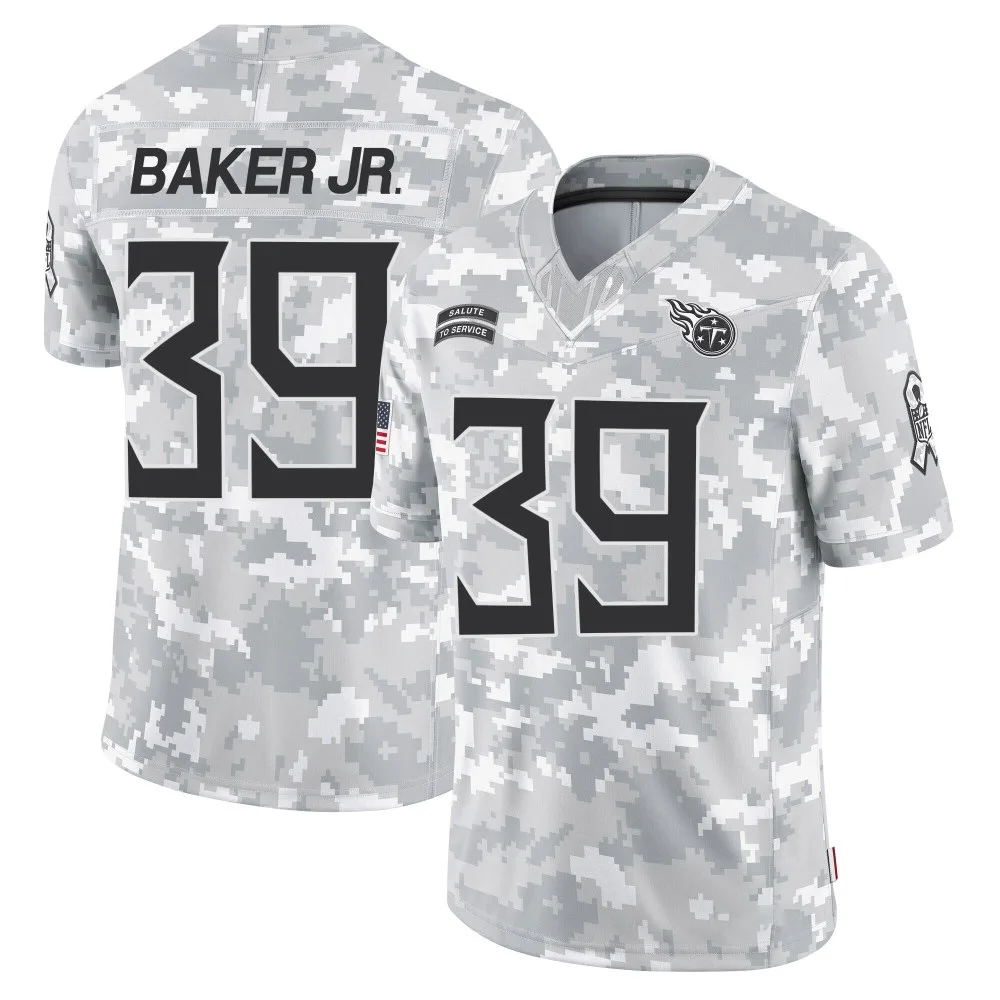 Youth Tennessee Titans Darrell Baker Jr. Nike 2024 Salute to Service Limited Arctic Camo Jersey Youth Tennessee Titans Darrell Baker Jr. Nike 2024 Salute to Service Limited Arctic Camo Jersey