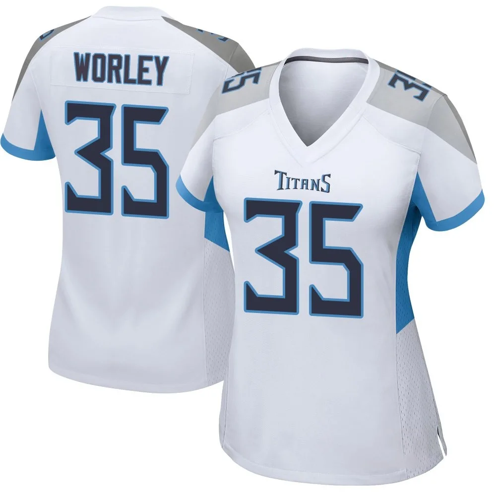 Women's Tennessee Titans Daryl Worley Nike Game White Jersey Women's Tennessee Titans Daryl Worley Nike Game White Jersey