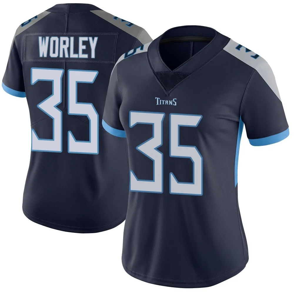 Women's Tennessee Titans Daryl Worley Nike Vapor Untouchable Limited Navy Jersey Women's Tennessee Titans Daryl Worley Nike Vapor Untouchable Limited Navy Jersey