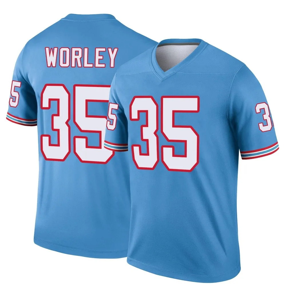 Youth Tennessee Titans Daryl Worley Nike Oilers Throwback Legend Light Blue Jersey Youth Tennessee Titans Daryl Worley Nike Oilers Throwback Legend Light Blue Jersey
