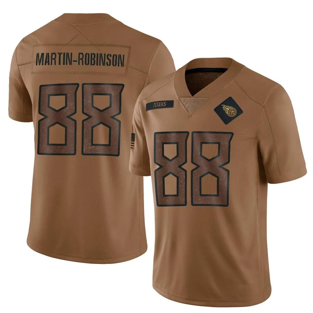 Men's Tennessee Titans David Martin-Robinson Nike 2023 Salute To Service Limited Brown Jersey Men's Tennessee Titans David Martin-Robinson Nike 2023 Salute To Service Limited Brown Jersey