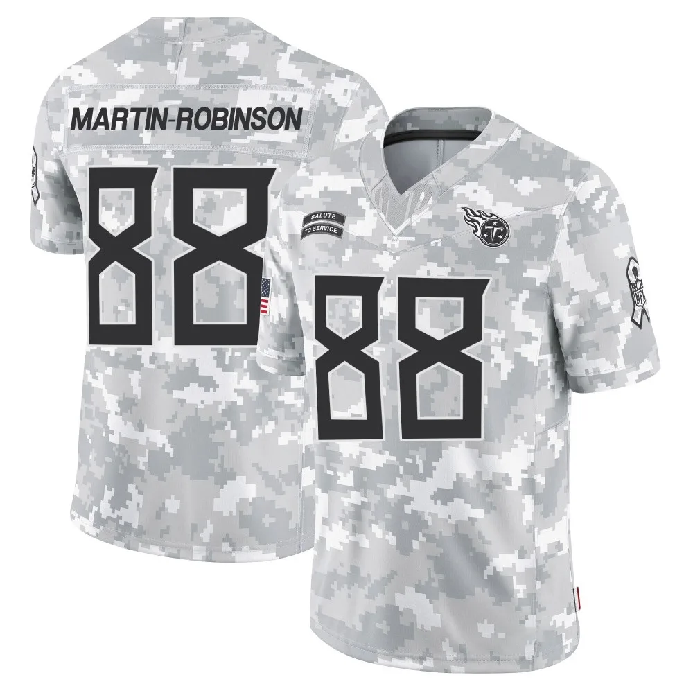 Men's Tennessee Titans David Martin-Robinson Nike 2024 Salute to Service Limited Arctic Camo Jersey Men's Tennessee Titans David Martin-Robinson Nike 2024 Salute to Service Limited Arctic Camo Jersey