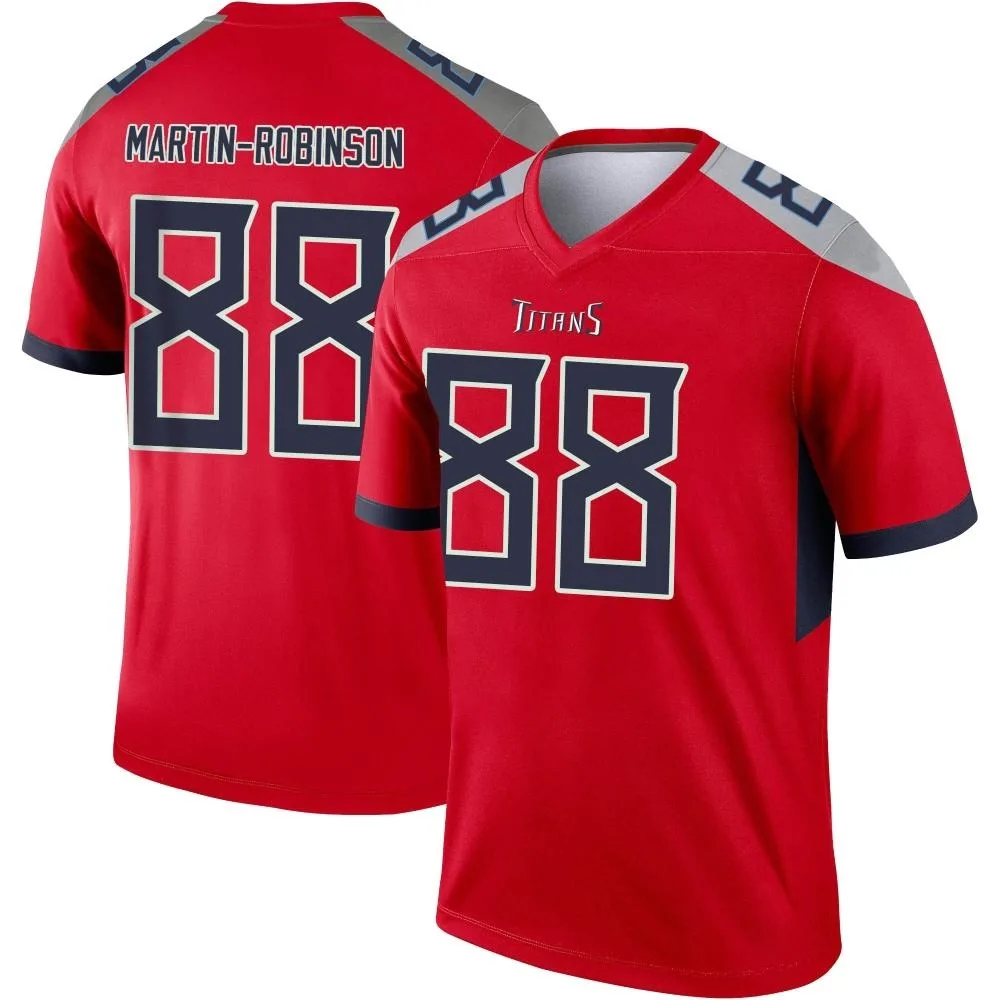 Men's Tennessee Titans David Martin-Robinson Nike Inverted Legend Red Jersey Men's Tennessee Titans David Martin-Robinson Nike Inverted Legend Red Jersey