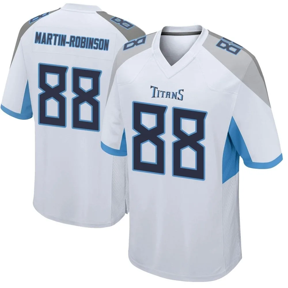 Men's Tennessee Titans David Martin-Robinson Nike Game White Jersey Men's Tennessee Titans David Martin-Robinson Nike Game White Jersey