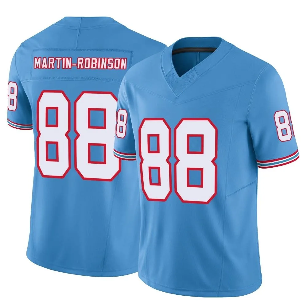 Men's Tennessee Titans David Martin-Robinson Nike Vapor F.U.S.E. Limited Light Blue Jersey Men's Tennessee Titans David Martin-Robinson Nike Vapor F.U.S.E. Limited Light Blue Jersey