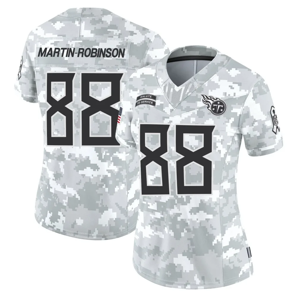 Women's Tennessee Titans David Martin-Robinson Nike 2024 Salute to Service Limited Arctic Camo Jersey Women's Tennessee Titans David Martin-Robinson Nike 2024 Salute to Service Limited Arctic Camo Jersey