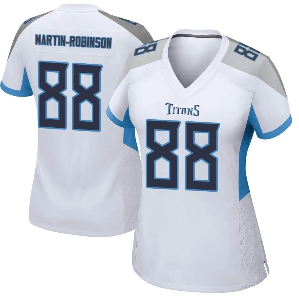 Women's Tennessee Titans David Martin-Robinson Nike Game White Jersey Women's Tennessee Titans David Martin-Robinson Nike Game White Jersey