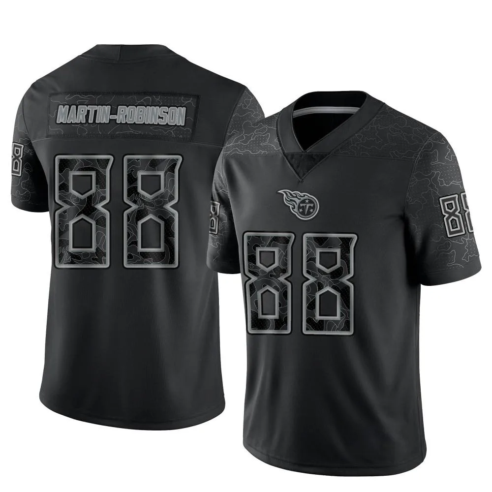 Youth Tennessee Titans David Martin-Robinson Nike Reflective Limited Black Jersey Youth Tennessee Titans David Martin-Robinson Nike Reflective Limited Black Jersey