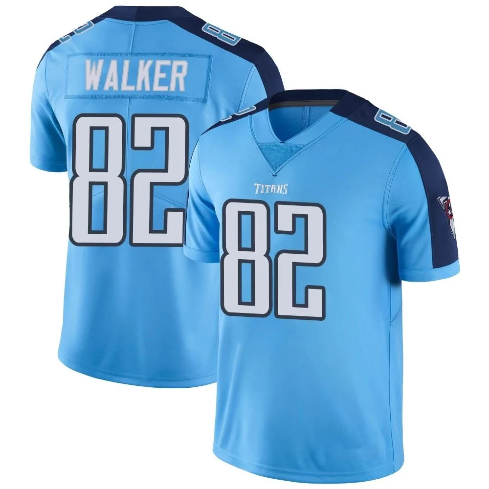 Men's Tennessee Titans Delanie Walker Nike Color Rush Limited Light Blue Jersey Men's Tennessee Titans Delanie Walker Nike Color Rush Limited Light Blue Jersey
