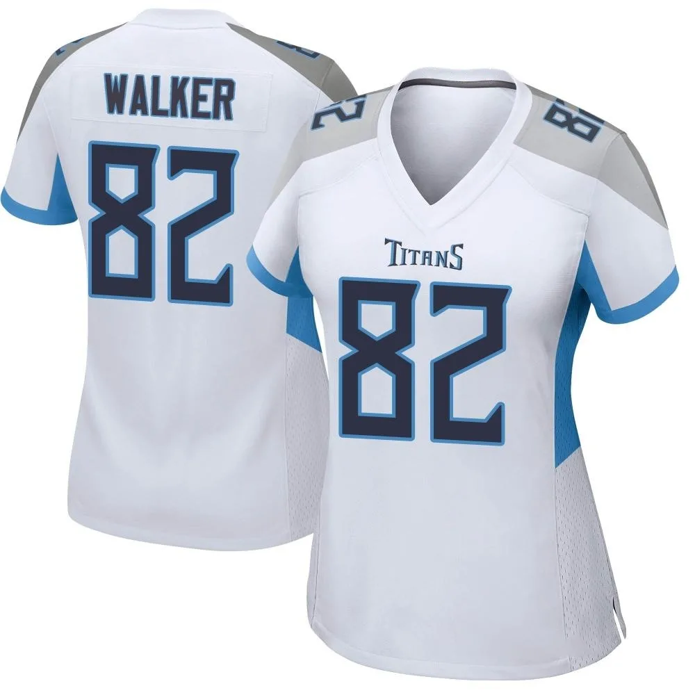 Women's Tennessee Titans Delanie Walker Nike Game White Jersey Women's Tennessee Titans Delanie Walker Nike Game White Jersey