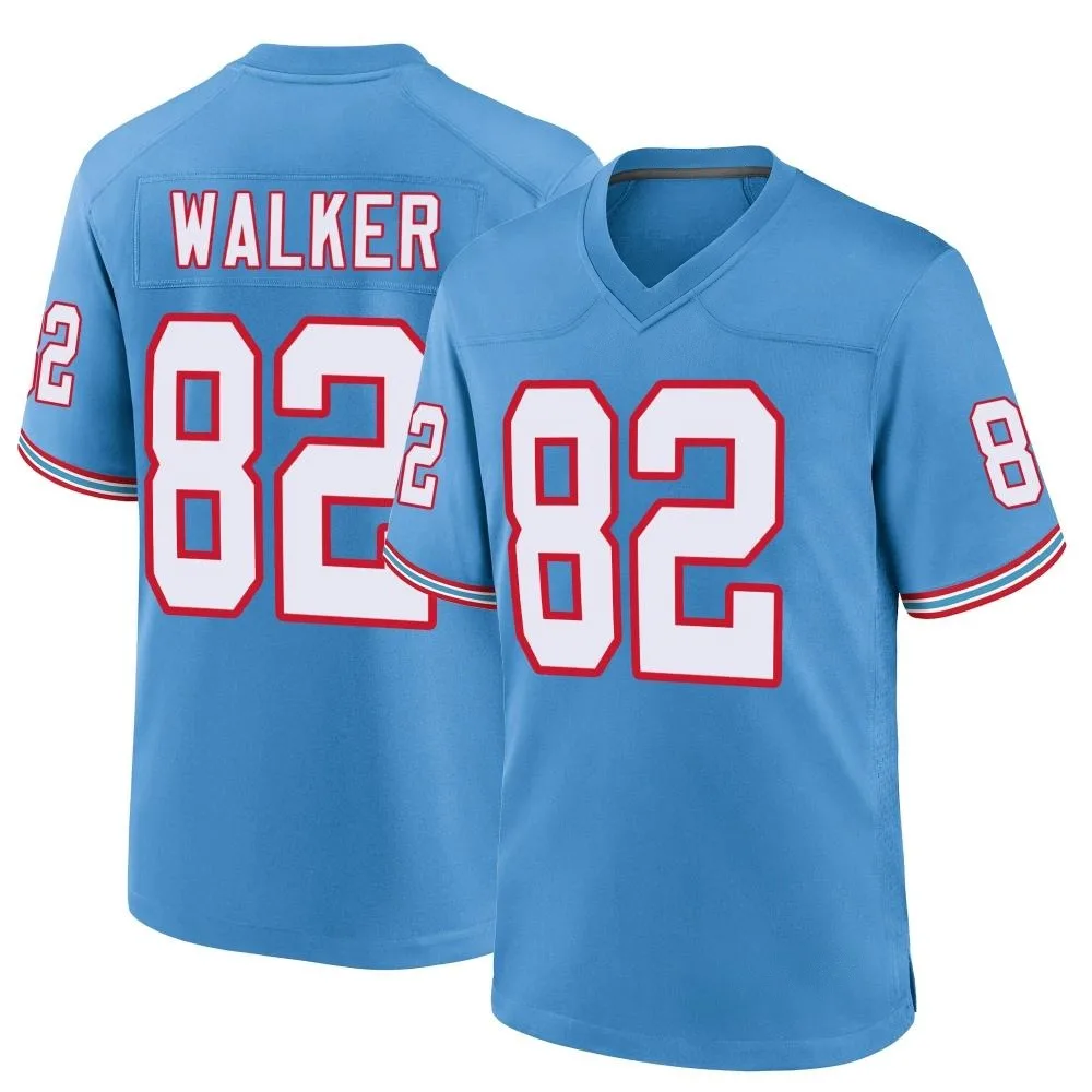 Youth Tennessee Titans Delanie Walker Nike Oilers Throwback Alternate Game Light Blue Jersey Youth Tennessee Titans Delanie Walker Nike Oilers Throwback Alternate Game Light Blue Jersey