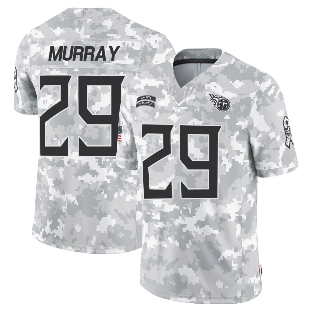 Men's Tennessee Titans Demarco Murray Nike 2024 Salute to Service Limited Arctic Camo Jersey Men's Tennessee Titans Demarco Murray Nike 2024 Salute to Service Limited Arctic Camo Jersey
