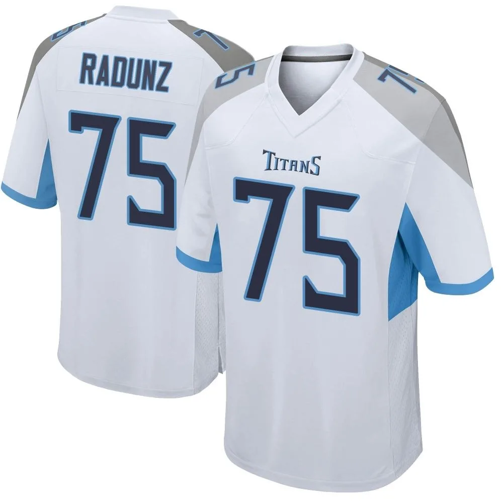 Men's Tennessee Titans Dillon Radunz Nike Game White Jersey Men's Tennessee Titans Dillon Radunz Nike Game White Jersey