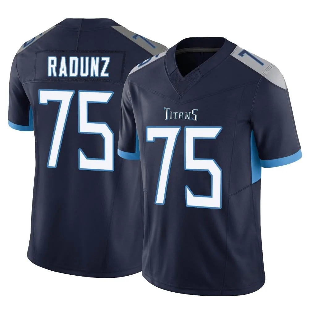 Men's Tennessee Titans Dillon Radunz Nike Vapor F.U.S.E. Limited Navy Jersey Men's Tennessee Titans Dillon Radunz Nike Vapor F.U.S.E. Limited Navy Jersey