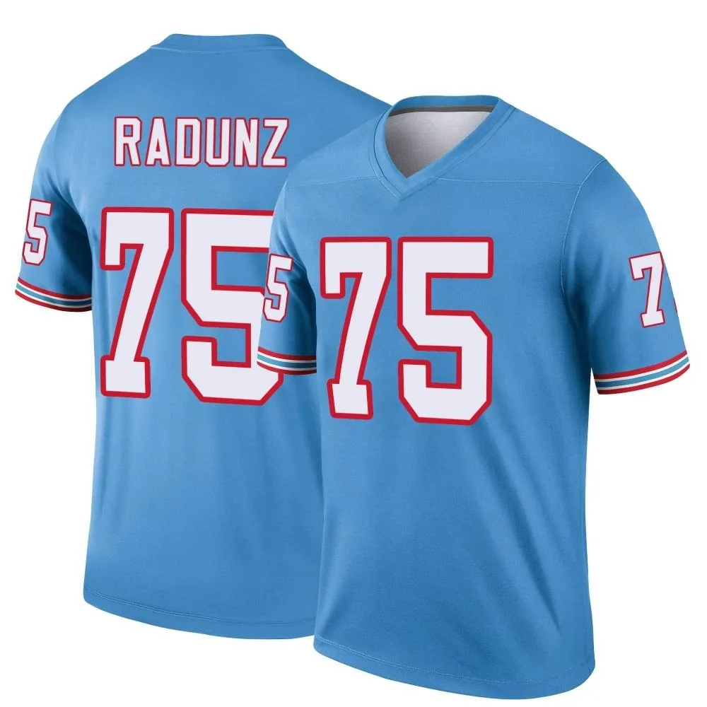 Youth Tennessee Titans Dillon Radunz Nike Oilers Throwback Legend Light Blue Jersey Youth Tennessee Titans Dillon Radunz Nike Oilers Throwback Legend Light Blue Jersey