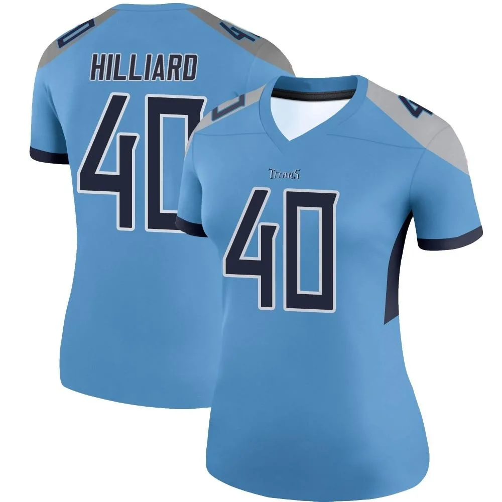 Women's Tennessee Titans Dontrell Hilliard Nike Legend Light Blue Jersey Women's Tennessee Titans Dontrell Hilliard Nike Legend Light Blue Jersey