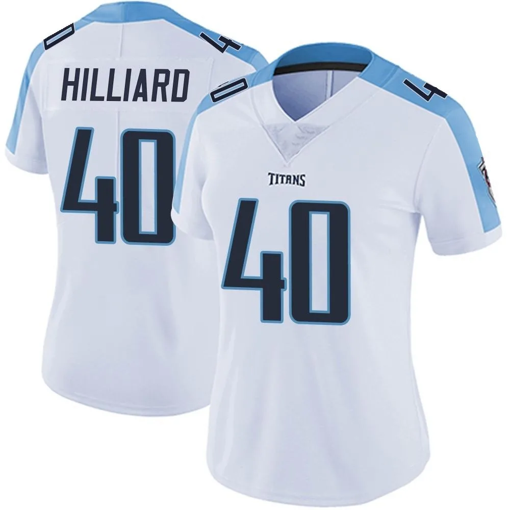 Women's Tennessee Titans Dontrell Hilliard Nike Vapor Untouchable Limited White Jersey Women's Tennessee Titans Dontrell Hilliard Nike Vapor Untouchable Limited White Jersey