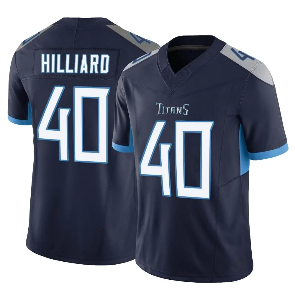 Youth Tennessee Titans Dontrell Hilliard Nike Vapor F.U.S.E. Limited Navy Jersey Youth Tennessee Titans Dontrell Hilliard Nike Vapor F.U.S.E. Limited Navy Jersey