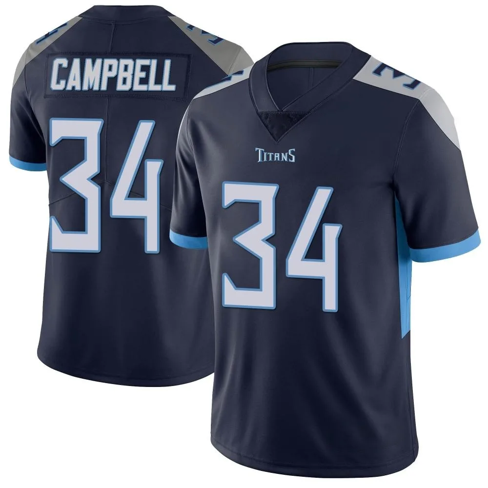 Men's Tennessee Titans Earl Campbell Nike Vapor Untouchable Limited Navy Jersey Men's Tennessee Titans Earl Campbell Nike Vapor Untouchable Limited Navy Jersey