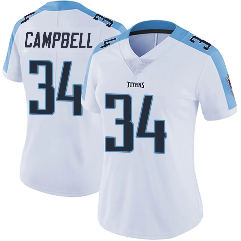 Women's Tennessee Titans Earl Campbell Nike Vapor Untouchable Limited White Jersey Women's Tennessee Titans Earl Campbell Nike Vapor Untouchable Limited White Jersey